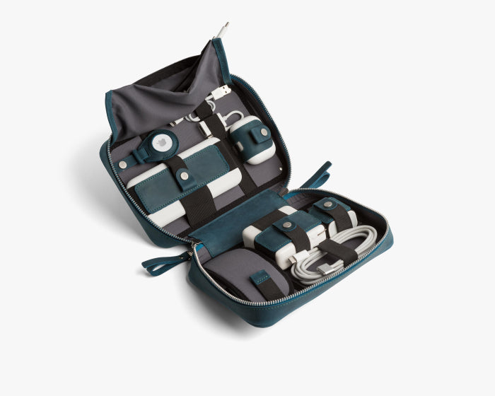 Large Tech Organizer Pouch Ocean blue