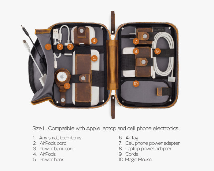 Large Tech Organizer Pouch Canyon