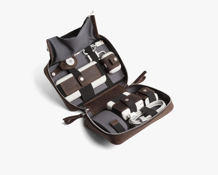 Large Tech Organizer Pouch Espresso