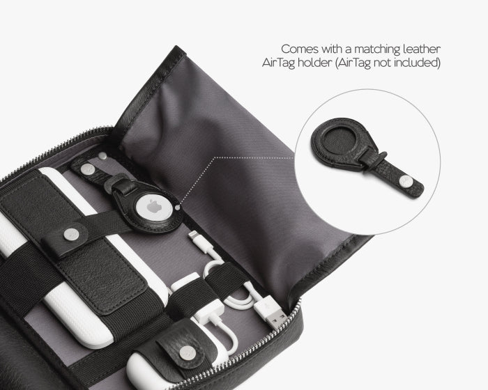 Large Tech Organizer Pouch Carbon