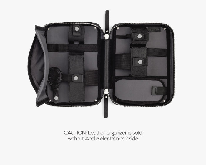 Large Tech Organizer Pouch Carbon