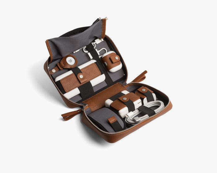 Large Tech Organizer Pouch Ginger