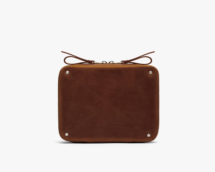 Medium Tech Organizer Pouch Cognac