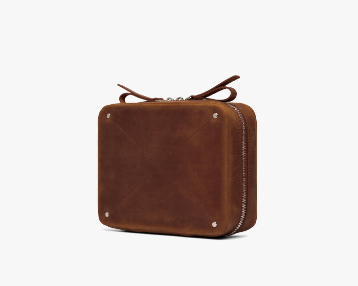 Medium Tech Organizer Pouch Cognac