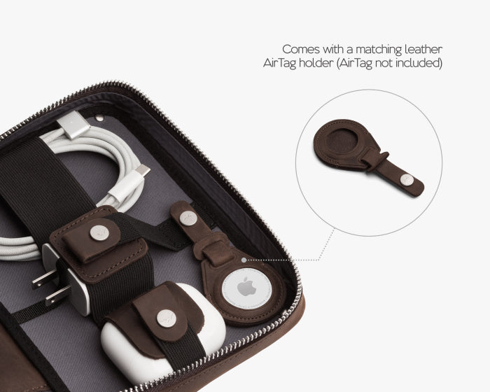 Medium Tech Organizer Pouch Espresso