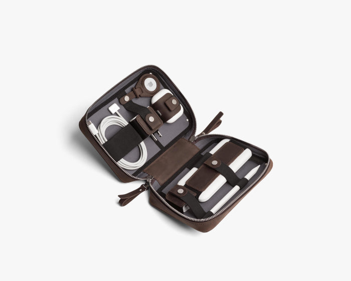 Medium Tech Organizer Pouch Espresso