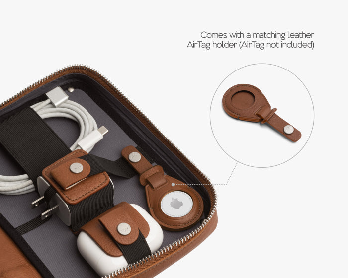 Medium Tech Organizer Pouch Ginger