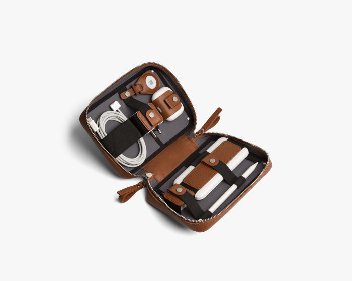 Medium Tech Organizer Pouch Ginger