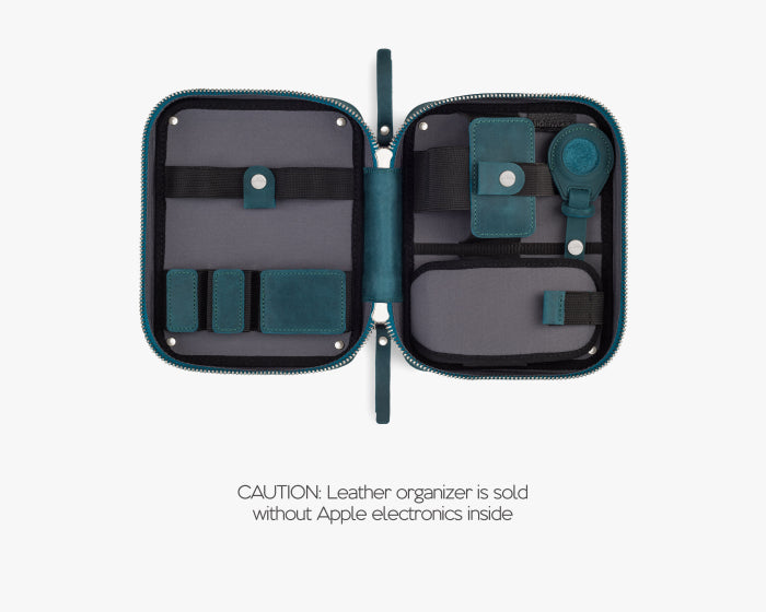 Small Tech Organizer Pouch Ocean blue