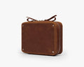 Small Tech Organizer Pouch Cognac