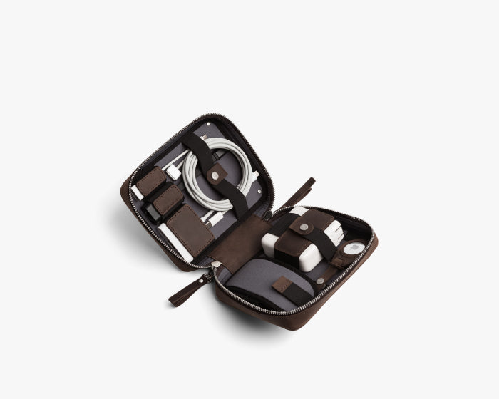 Small Tech Organizer Pouch Espresso