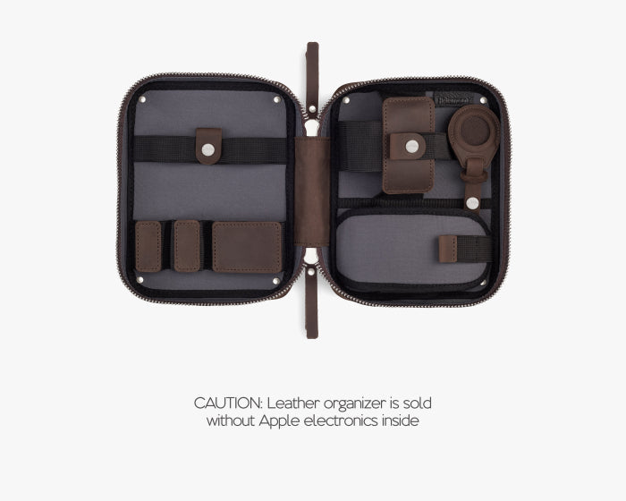 Small Tech Organizer Pouch Espresso