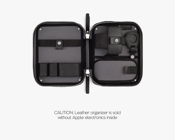 Small Tech Organizer Pouch Carbon