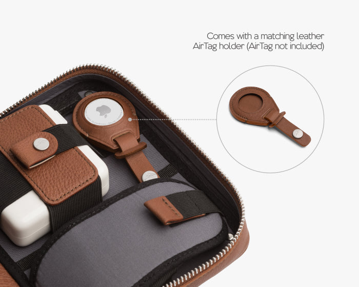 Small Tech Organizer Pouch Ginger