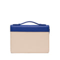 Family Passport Holder Sand/Regatta Blue