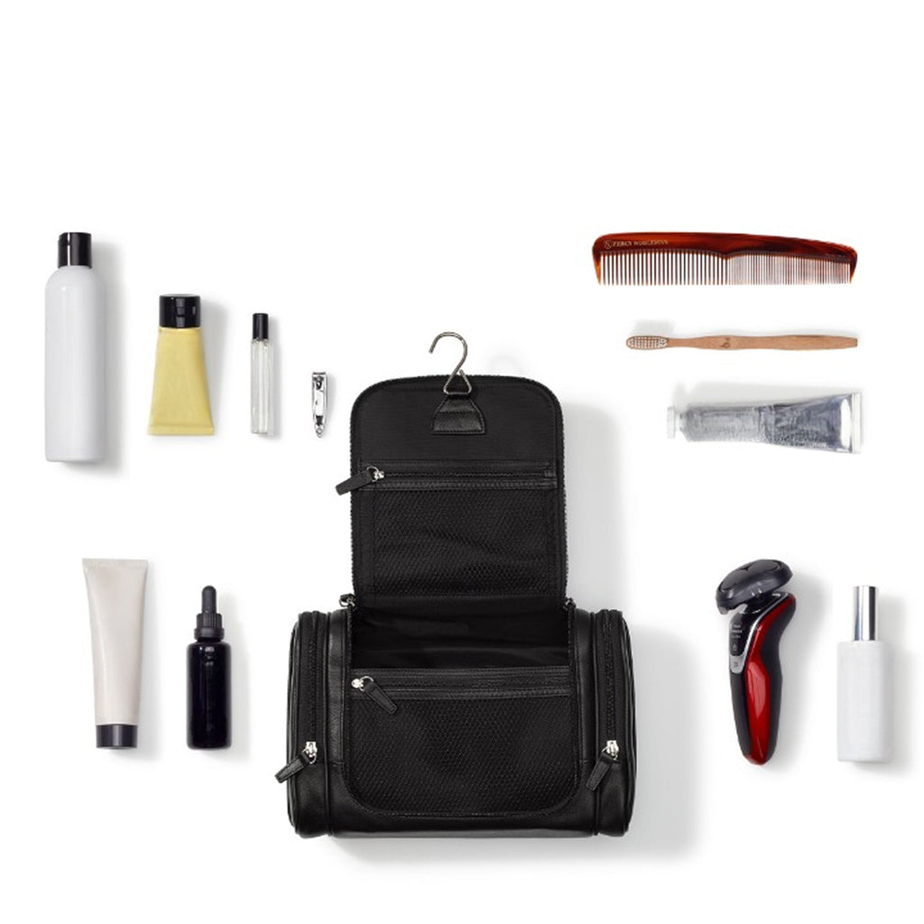 Hanging Toiletry Kit Cognac