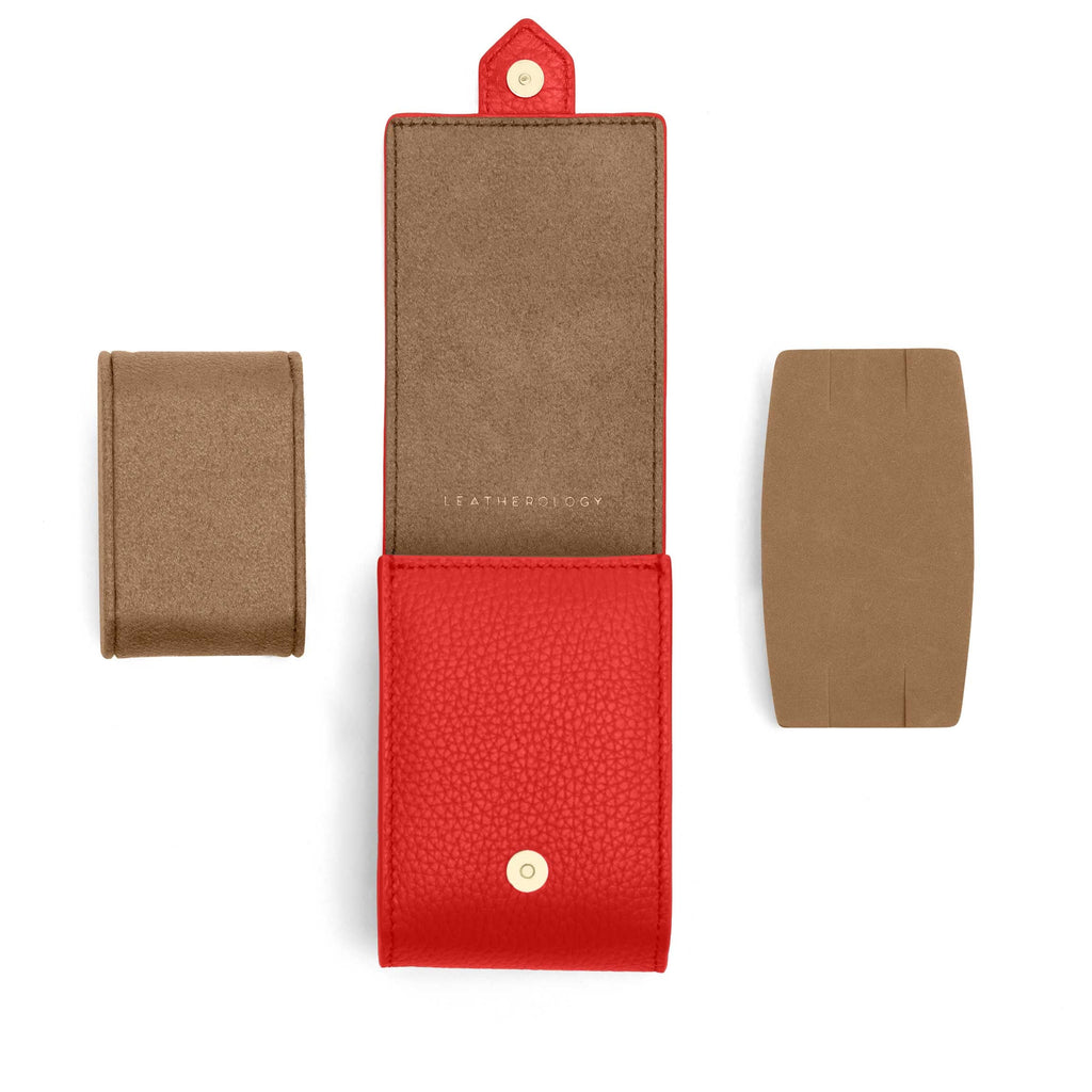 Travel Single Watch Pouch Buoy Red
