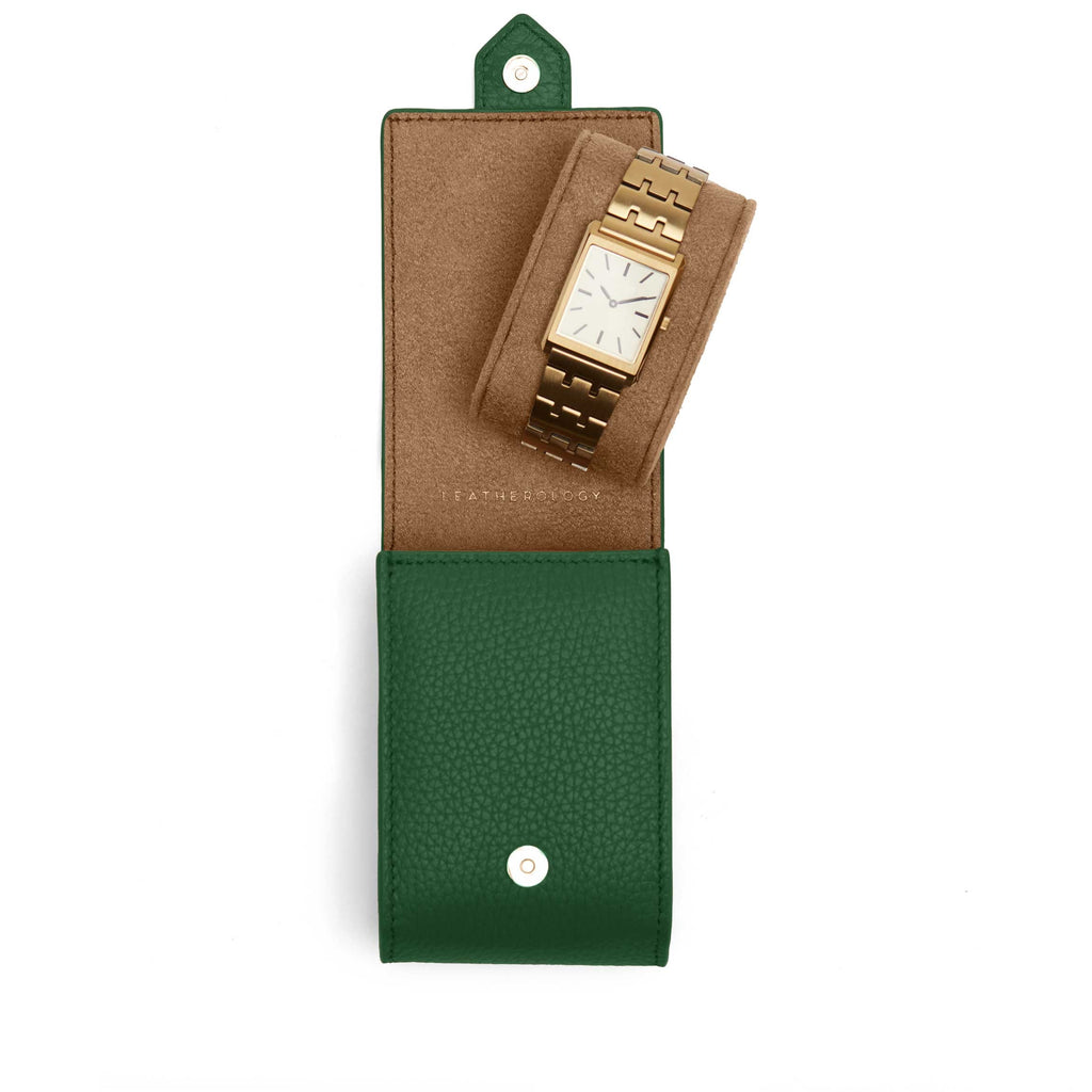 Travel Single Watch Pouch Fairway Green