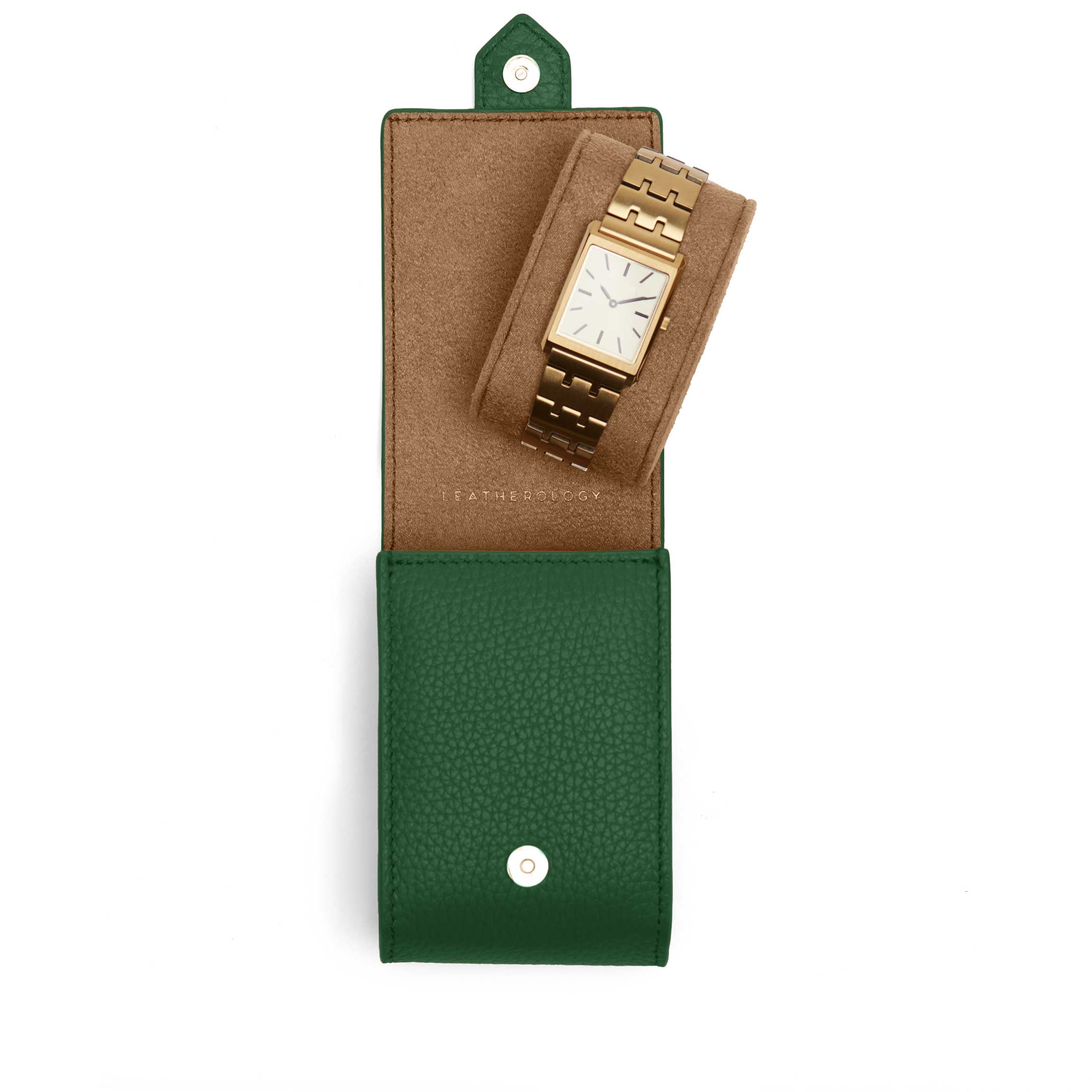 Travel Single Watch Pouch Fairway Green