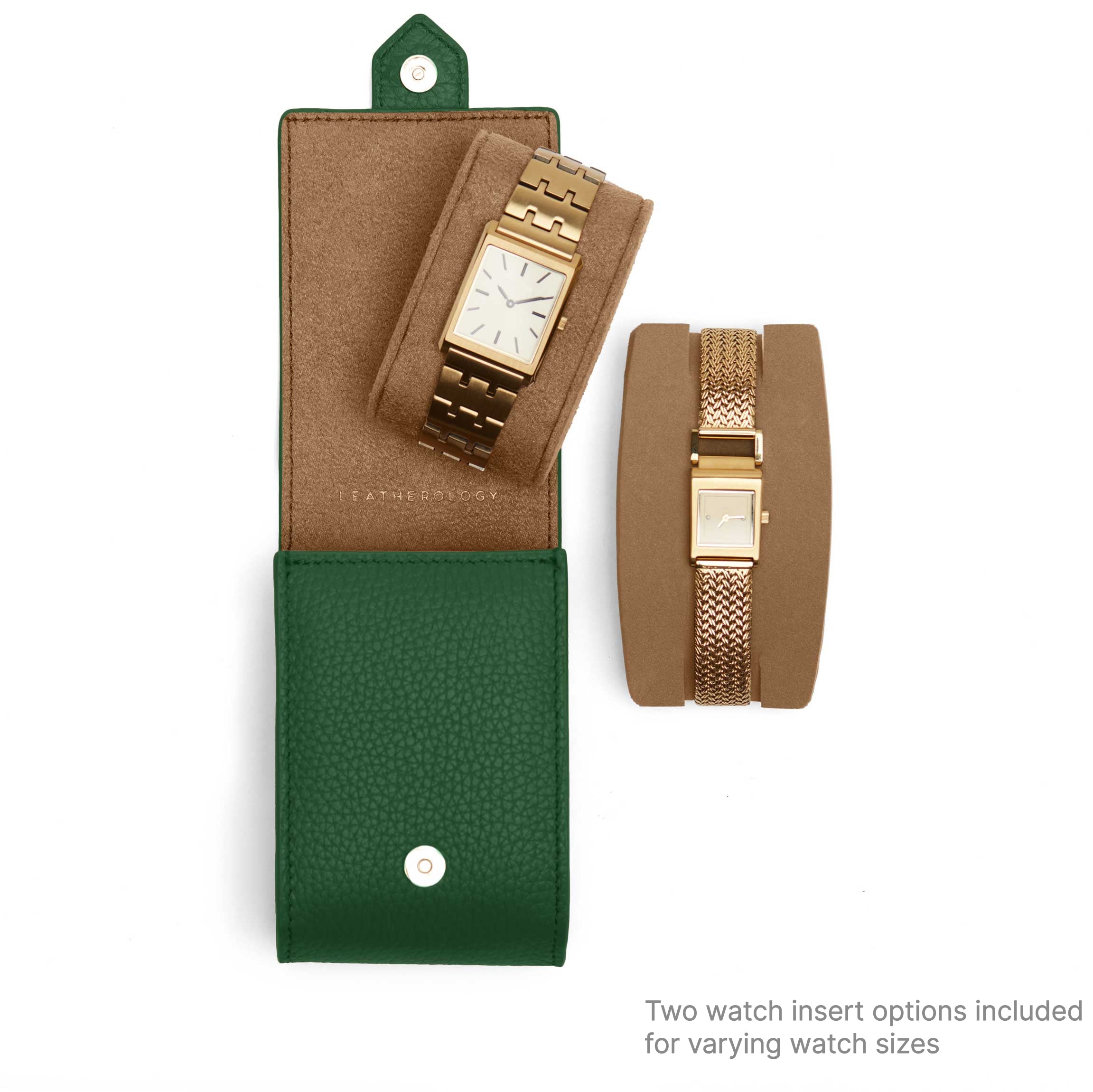 Travel Single Watch Pouch Fairway Green
