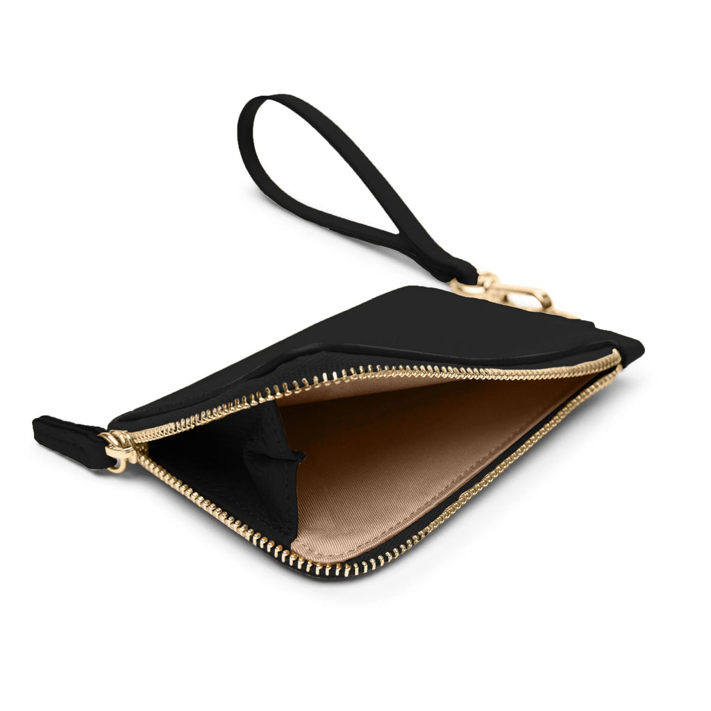 Devon Wristlet Black Pebble