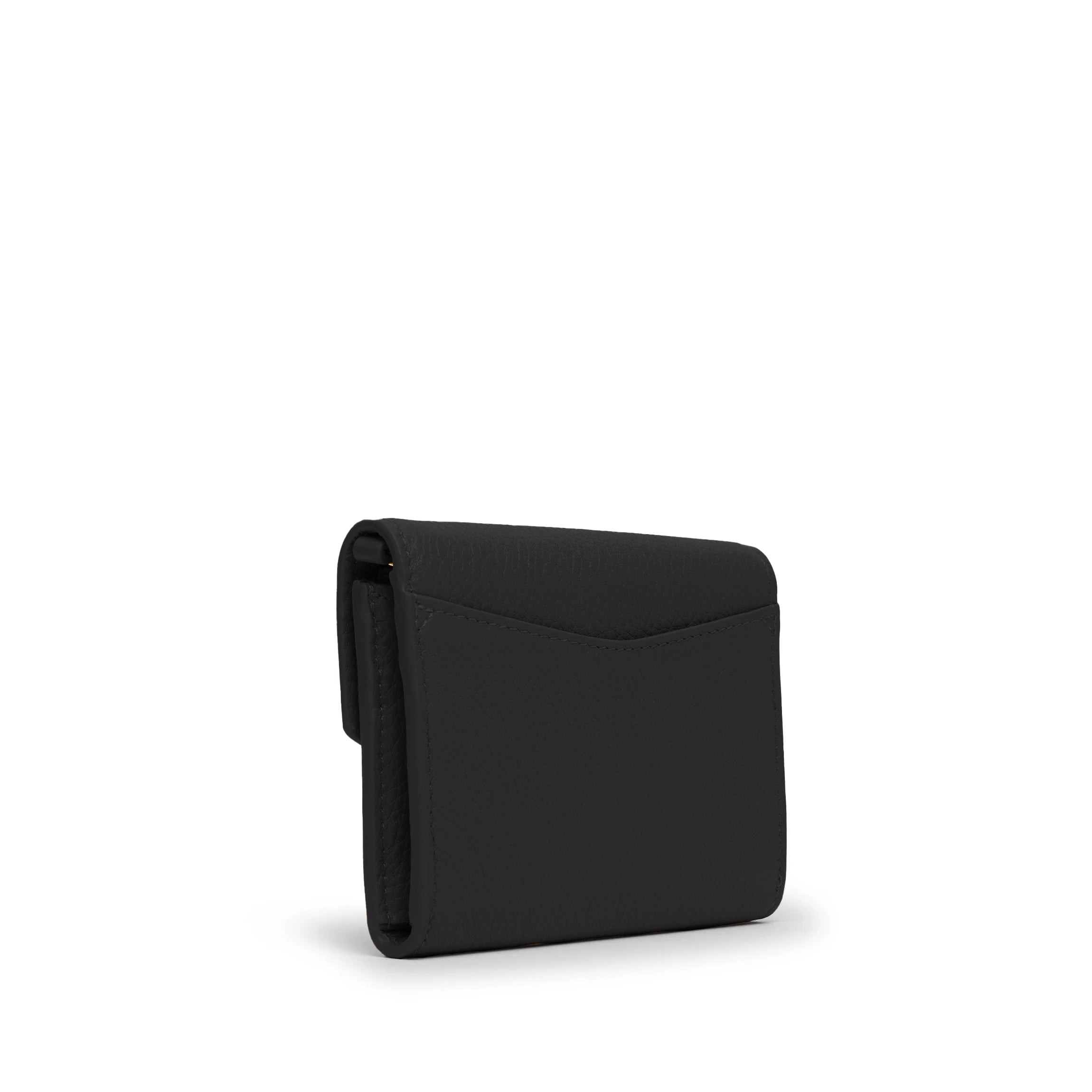 Haven Compact Wallet Black Pebble