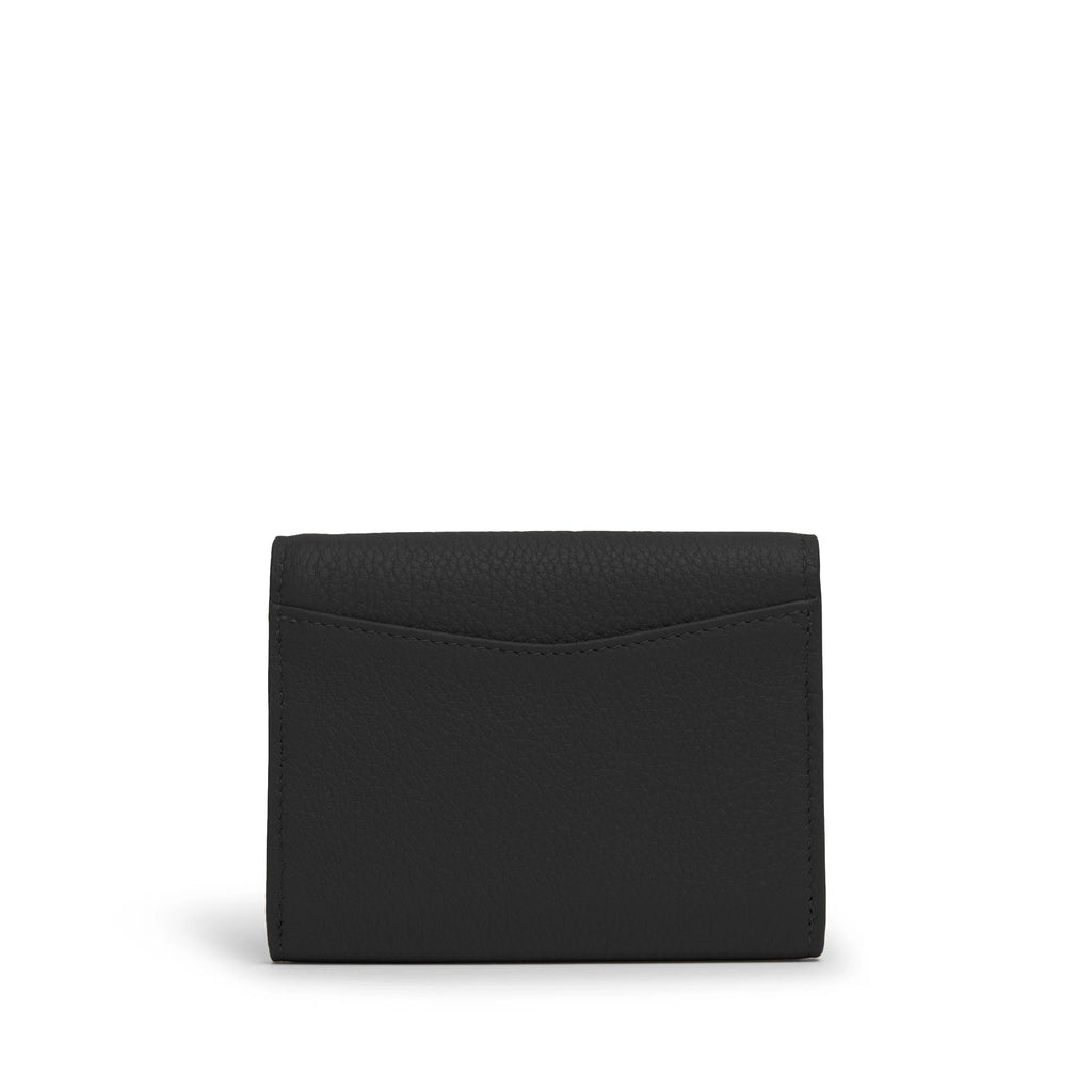 Haven Compact Wallet Black Pebble
