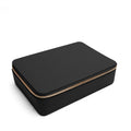 Large Jewelry Zip Case Black Pebble