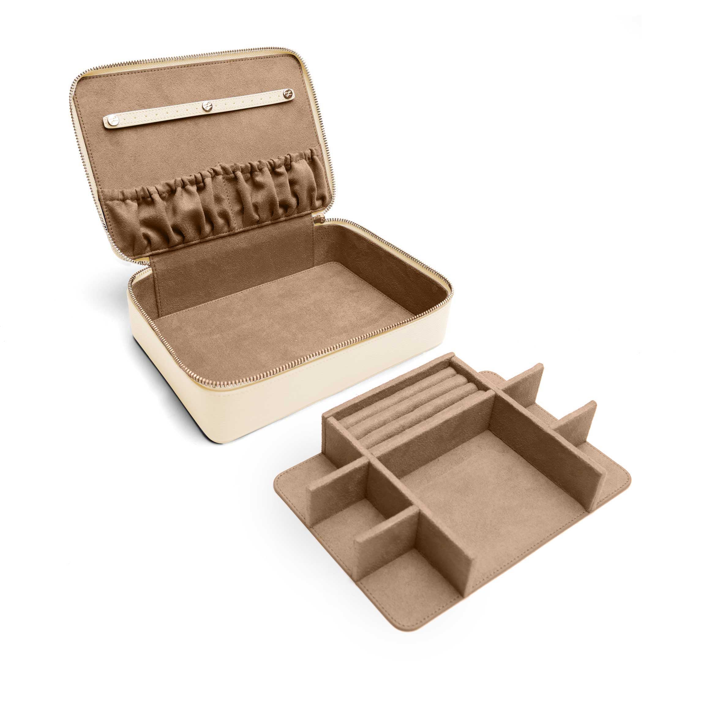 Large Jewelry Zip Case Sand