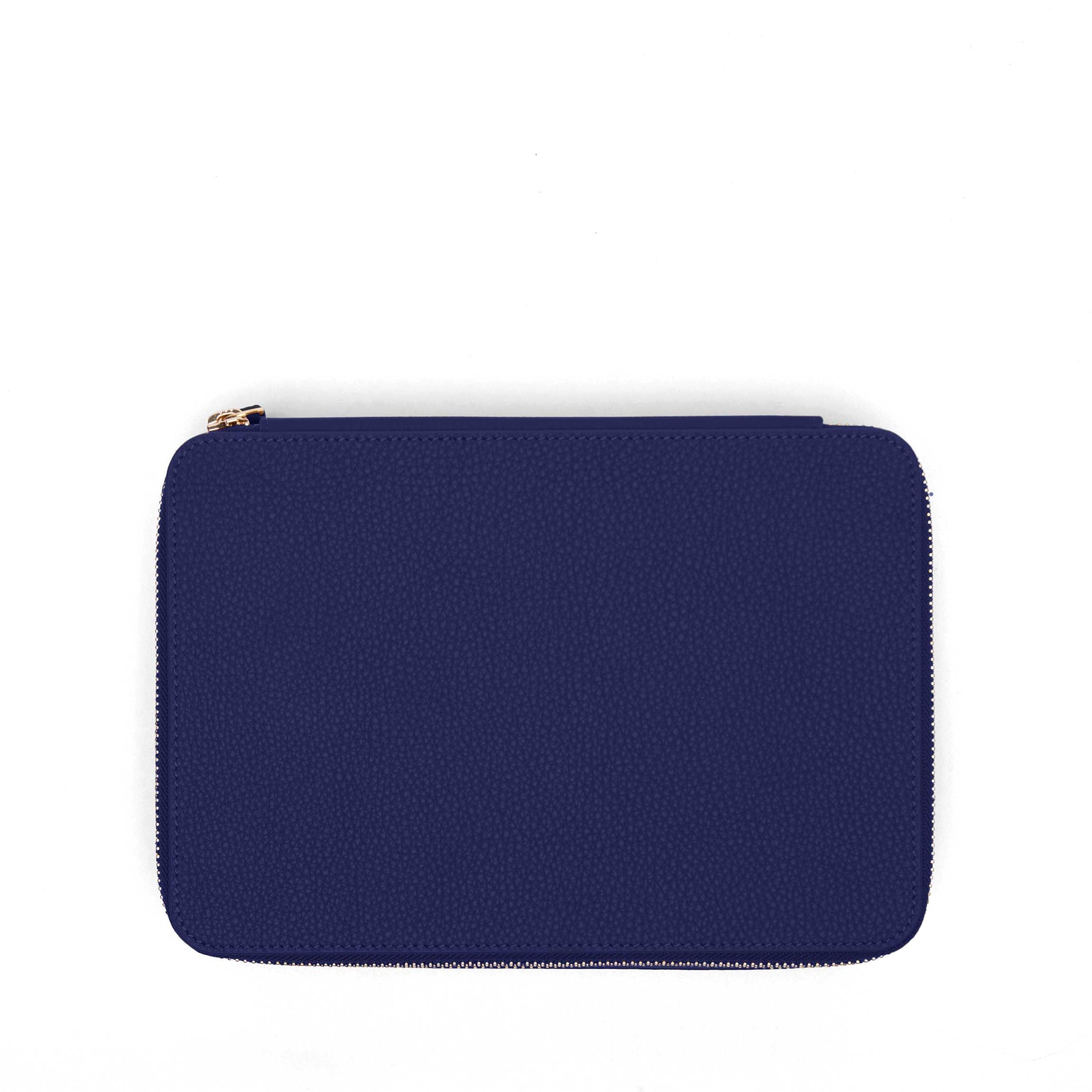 Large Jewelry Zip Case Regatta Blue