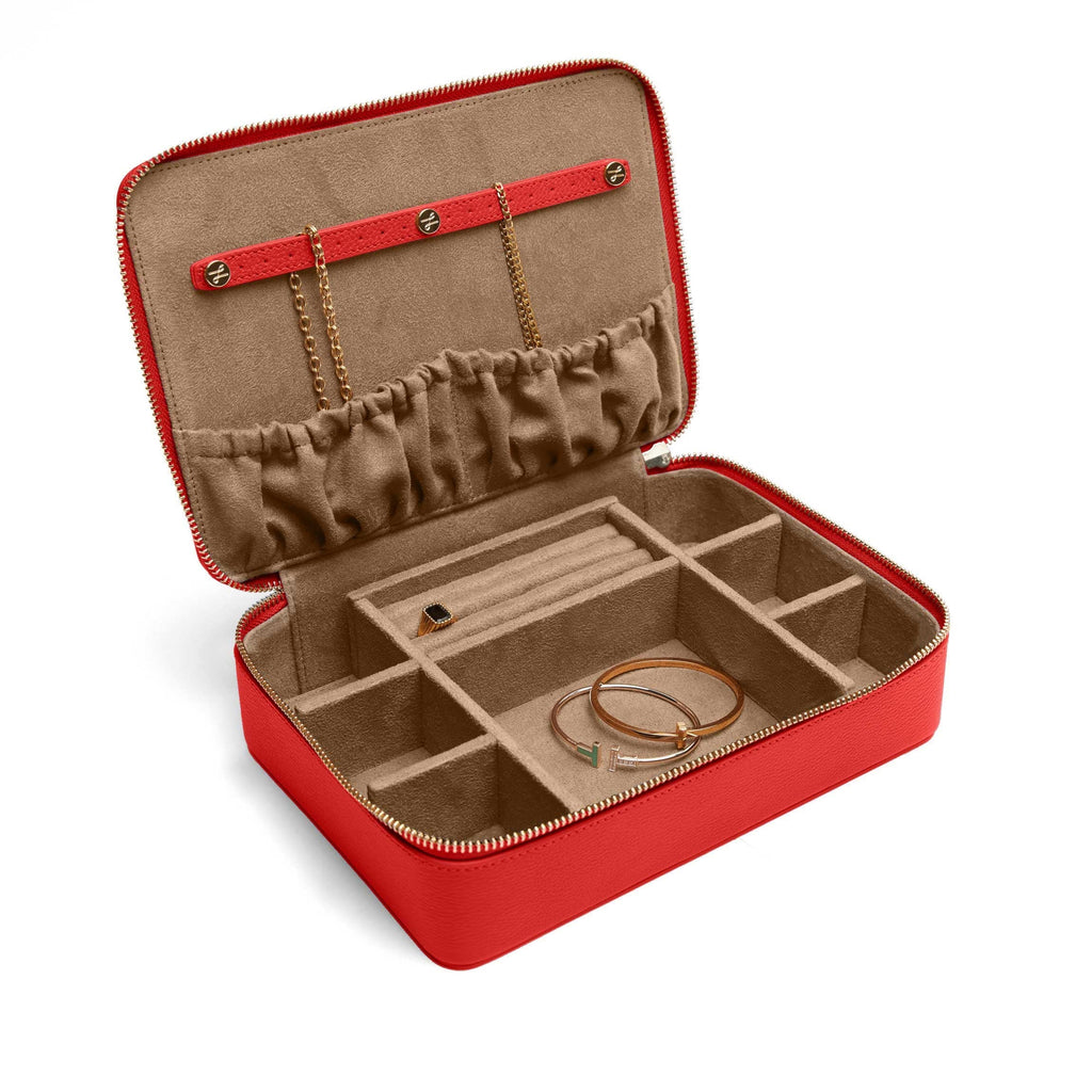 Large Jewelry Zip Case Buoy Red