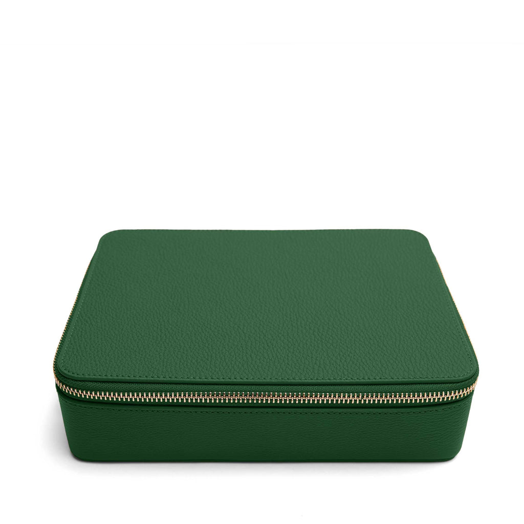 Large Jewelry Zip Case Fairway Green