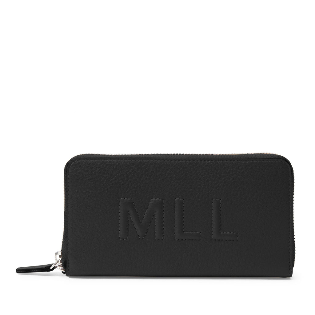 Klyde Continental Wallet Black Pebble