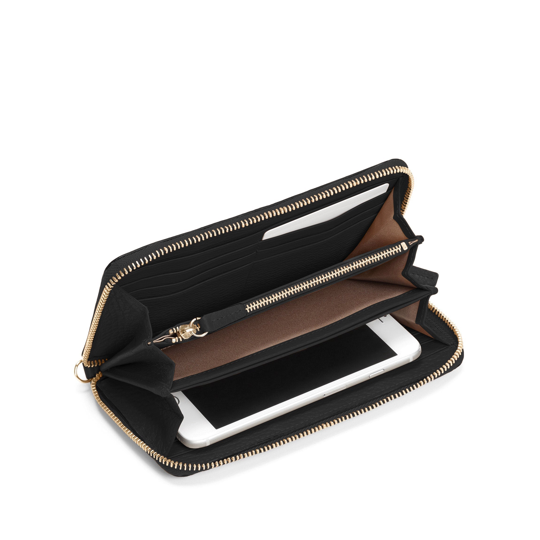 Klyde Continental Wallet Black Pebble