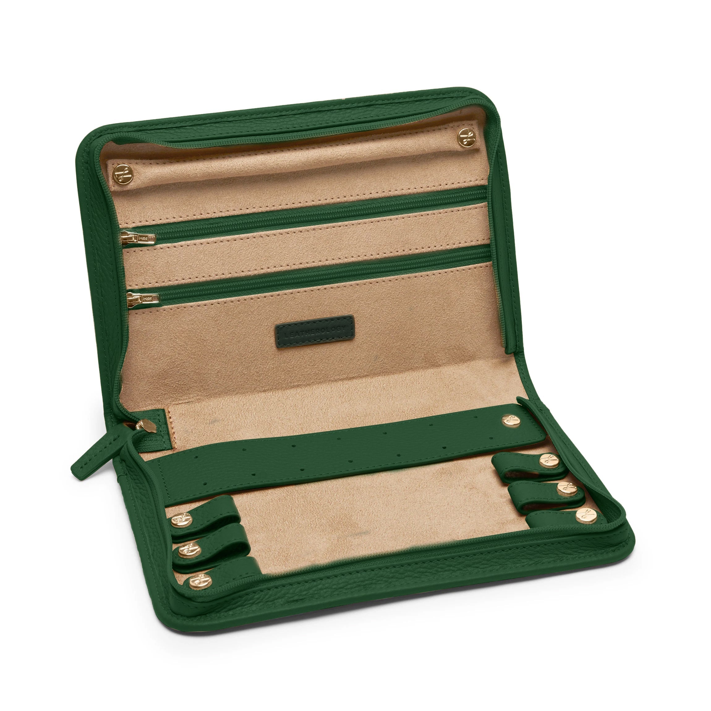 Large Jewelry Case Fairway Green