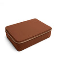 Multi Sunglass Zip Case Saddle Brown