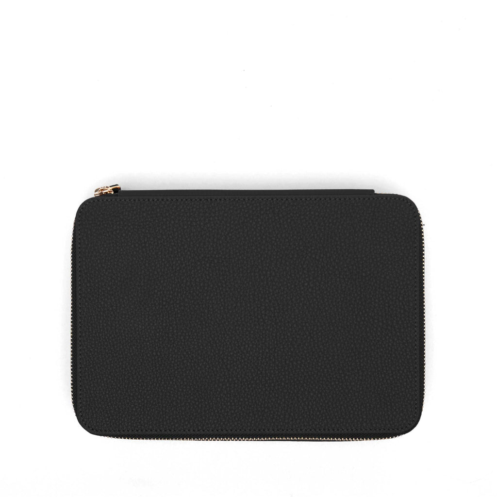 Multi Sunglass Zip Case Black Pebble