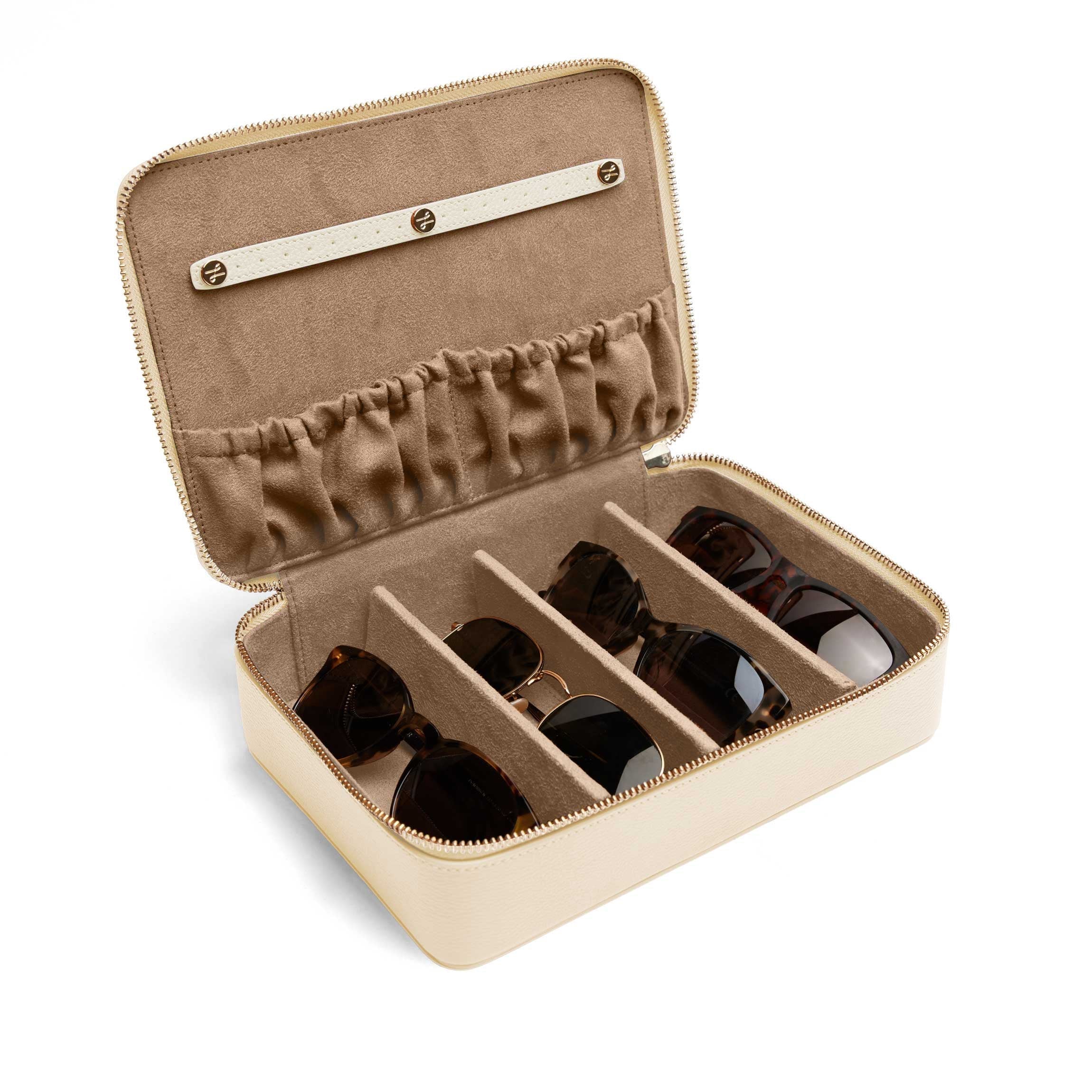 Multi Sunglass Zip Case Sand