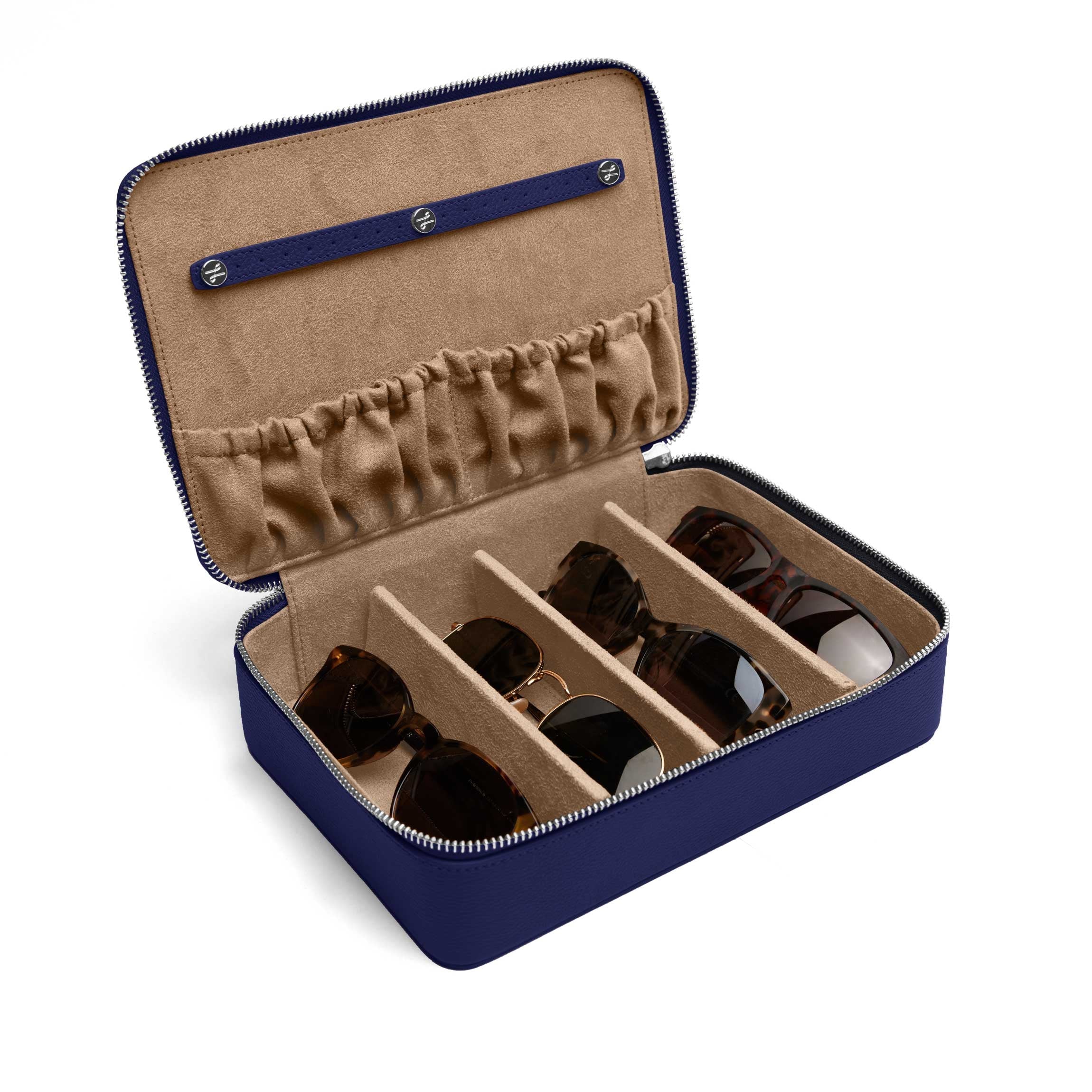 Multi Sunglass Zip Case Regatta Blue