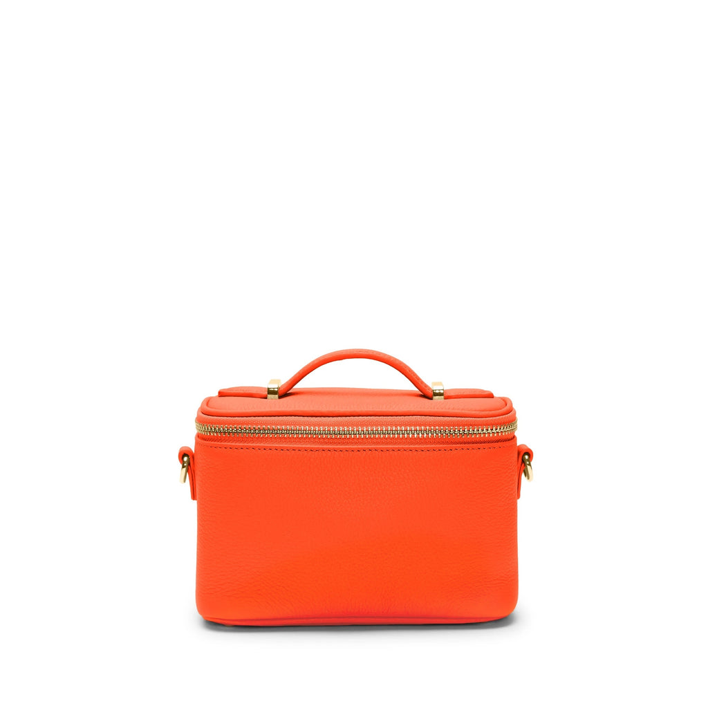 Maddie Micro Train Case Crossbody Clementine