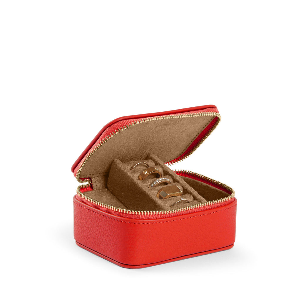 Small Jewelry Ring Box Buoy Red
