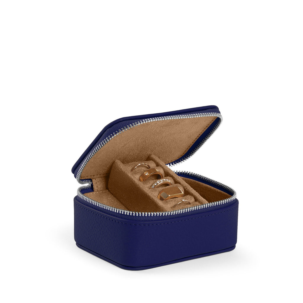 Small Jewelry Ring Box Regatta Blue